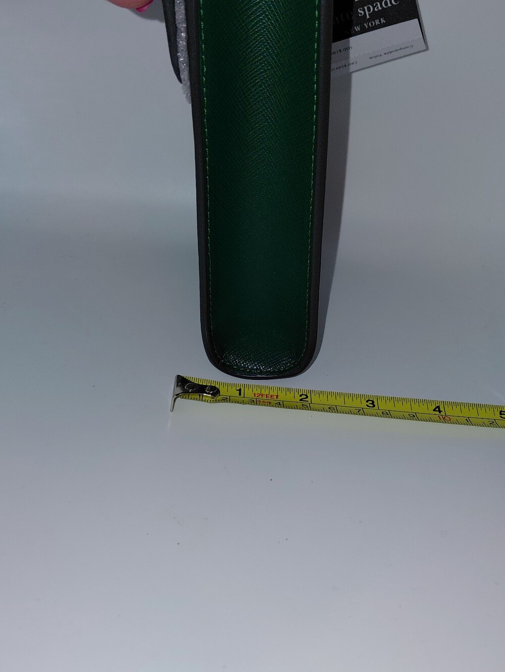 NWT Kate Spade Madison North South Green Saffiano Leather Phone Crossbody Bag. - Picture 8 of 8
